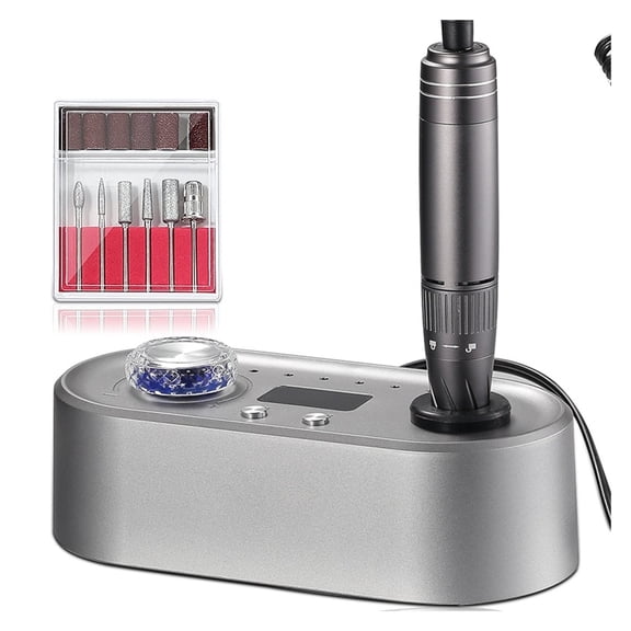 40000RPM Nail Drill Machine, Electric Nail File With LCD Speed Display, Manicure & Pedicure Efile Drill For Acrylic Nails ,Low Noise