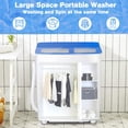 thumbnail image 5 of Suncrown Mini 88 lbs Top Load Washing Machine with Spin Dryer Combo, 5 of 6