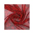 thumbnail image 4 of Women's Gypsophila Floral Scarf, Retro Lightweight Silky Satin Sunscreen Head Wrap Neck Scarves for Summer One Size Red, 4 of 6