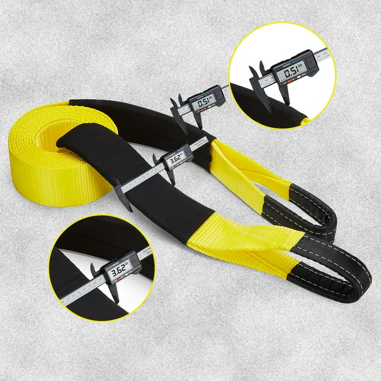Amazon.com: ALL-TOP Heavy Duty Tow Strap Recovery Kit: 3  Heavy Duty Tow Strap Recovery Kit 3 inch x 20ft 35,000lbs 100% Nylon Storage Bag main image 2