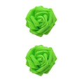 thumbnail image 1 of Cateissary 50 piezas de flores artificiales PE espuma rosa arreglo de flores falsas decoraciones boda fiesta compromiso regalos verde Verde 2Conjunto, 1 of 6