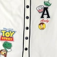 thumbnail image 2 of Disney Boys Off White Toy Story Woody & Buzz Jersey Style Shirt Size 5-6, 2 of 2