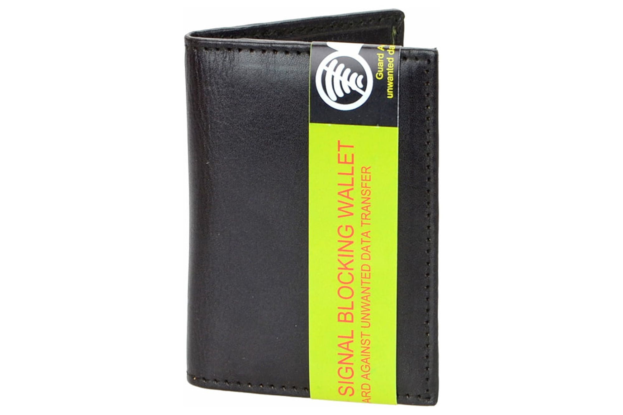 Montauk Leather Club Men's RFID Signal Blocking Slim Wallet Card Case