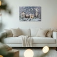 thumbnail image 5 of Northlight LED Lighted Winter Candles Christmas Canvas Wall Art - 15.75" x 23.75", 5 of 9