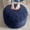 Navy, variant on Round Stuffed Pouf Ottoman, Corduroy Poufs with Foam Chunk Filling, Furry and Fluffy Pouf Foot Stool Storage Ottoman, 20 X 15 Floor Poufs Foot Rest for Living Room, Navy