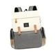 thumbnail image 3 of Mochila para pañales de bebé, mochila de hombro para mamá, bolsa de viaje con artículos esenciales para bebés, juguetes, bocadillos, botellas de agua, beige y gris, 3 of 8