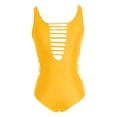thumbnail image 5 of SHIXIAOO "Maillot de Bain Femme Bretelles Colorées Dos Ouvert Design Triangle" Bikini Noir Femme Bas de Bikini String Noir, 5 of 5