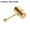 Stainless Steel Gold, variant on 1Pc Cool Vibrating Barbell Tongue Rings Bars Piercing Stainless Steel Body Jewelry