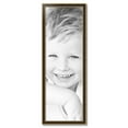 thumbnail image 2 of ArtToFrames 15" x 45" Black Panel With Gold Lip Picture Frame, 15x45 inch Multi Wood Poster Frame (WOM-5092),  Pack, 2 of 7