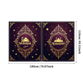thumbnail image 3 of LUUFILx Ramadan Mubarak Celebration Banner Party Decors Background Islamic Backdrop Eid Decoration Religious Festival Photography Props Mubarak Wall Art, 3 of 9