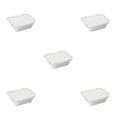 thumbnail image 3 of Inteprter Caja de papel de aluminio de 20 piezas con ranura - Fiambrera desechable segura e higiénica resistente a altas temperaturas e Type2 NO2, 3 of 6