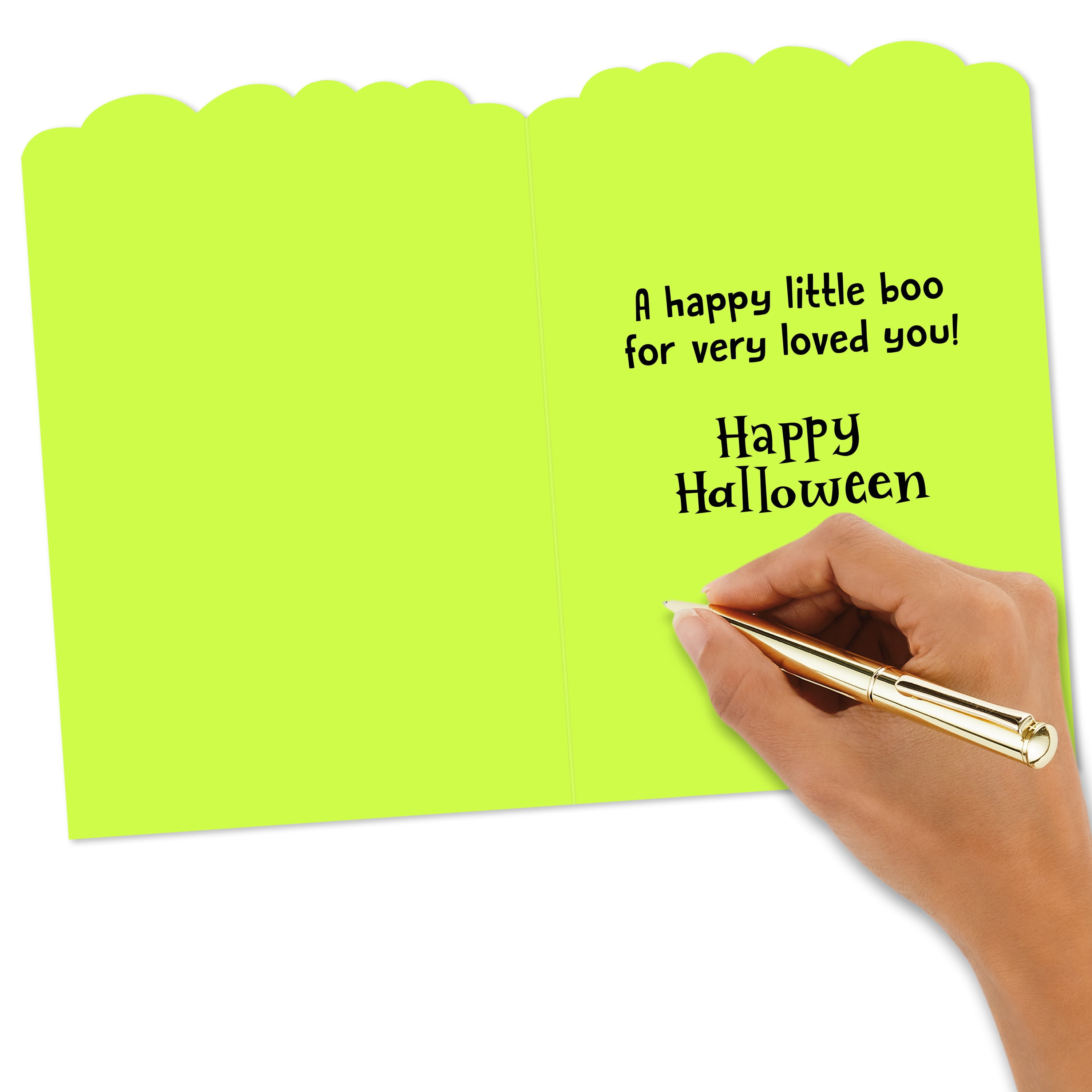 Hallmark Connections From Hallmark Kids Halloween Card - Ghost W- Banner