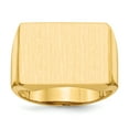 thumbnail image 1 of 14k Men's Signet Ring Size 10, 1 of 3