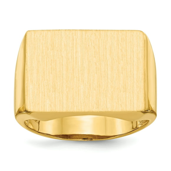 14k Men's Signet Ring Size 10