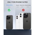 thumbnail image 2 of AIR-Magnetic for iPhone 16 Pro Case, IP68 Waterproof Dustproof Case, [Compatible with Magsafe] [Built-in Screen Protector] Full Body Heavy Duty Rugged Phone Cover 6.3 inch, Natural, 2 of 4