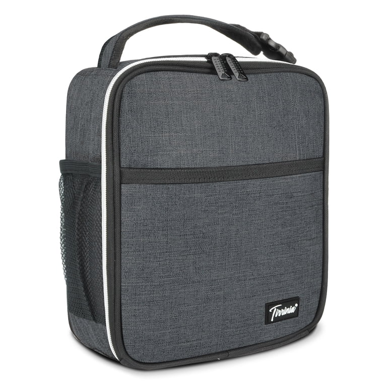 Tirrinia Insulated Lunch Bag, 9 Can Capacity, Charcoal photo 1