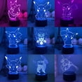 thumbnail image 3 of Figuras de Anime de Pokémon, luz nocturna de Manga, monstruos de bolsillo, Pikachu, Gengar, lámpara de dormitorio acrílica, juguetes de regalo para niños, 3 of 4
