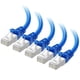 thumbnail image 1 of Cable Ethernet Matters Cat 6A de 10 Gbps, 3 pies, azul, paquete de 5, 1 of 9