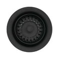 thumbnail image 6 of Westbrass Extra-Deep Collar Waste Disposal Flange & Strainer Stopper, Matte Black, 6 of 8