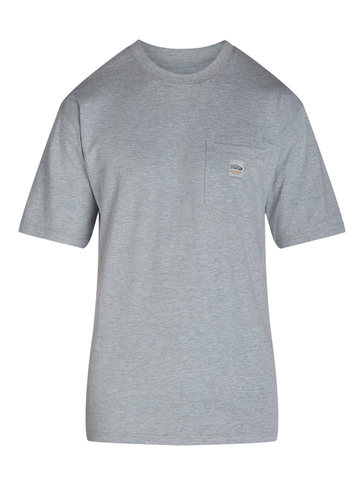 Bass Creek Outfitters Men's Cotton Pocket Tee, M-XXL, Comfortable