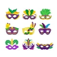 thumbnail image 2 of Máscara de Mardi Gras, máscaras para fiestas de mascaradas, máscara de carnaval, máscara de disfraz de graduación, máscara de papel para fiesta de Mardi Gras, disfraz de niño, recuerdos de fiesta, par, 2 of 6