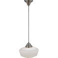 thumbnail image 3 of Meyda 144421 12 in. Revival Schoolhouse with Traditional Globe Pendant, White - Deco Contemporary, 3 of 7