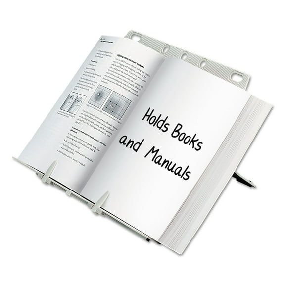 Fellowes 21100 Booklift Copyholder - Letter, Platinum