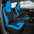 thumbnail image 3 of Motor Trend Blue/Black Waterproof Seat Covers for Front Seats – Premium Neoprene Blue Seat Covers, Car Seat Protectors with Removable Headrest, Interior Covers for Auto Truck Van SUV, 3 of 6