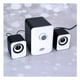 thumbnail image 4 of Bocinas 3.5mm USB Para Computadora Tablet Celular Sonido Estereo Perilla Ilimunada  Blancas, 4 of 5