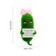 thumbnail image 3 of Mini papa linda con tarjeta positiva, regalos de cumpleaños para un amigo (pepino con pajarita), 3 of 5