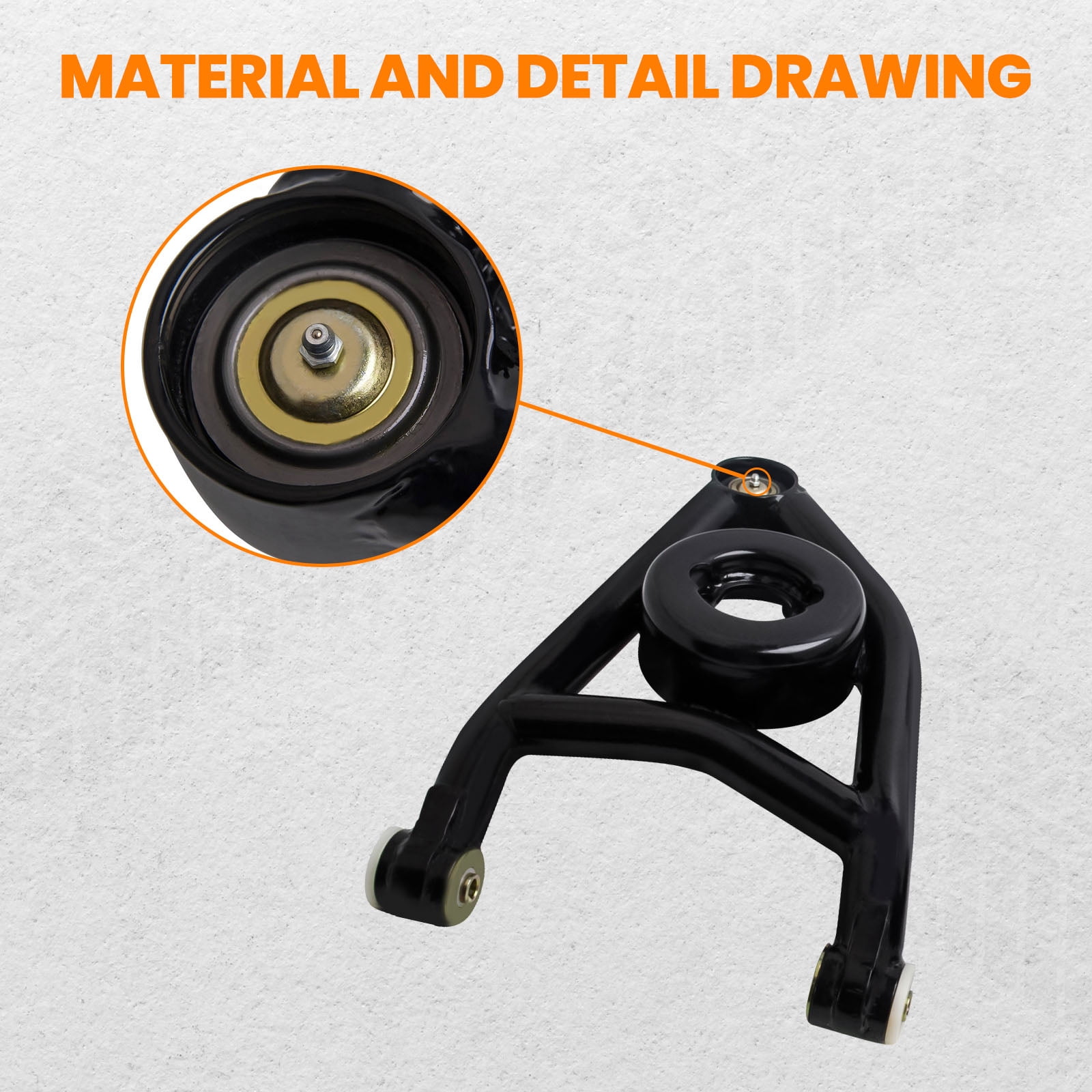Maxpeedingrods Tubular Control Arms a Body Upper Lower HD Set for Oldsmobile Cutlass 64-72 Chevelle 1968-1972