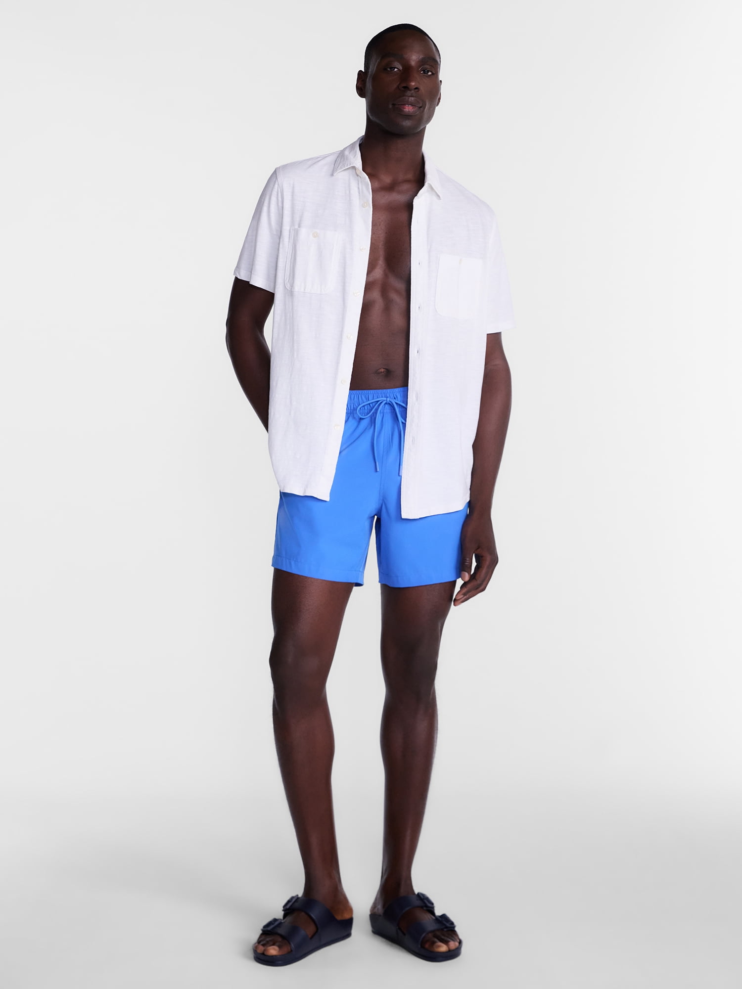 George Men's and Big Men's Swim Trunks, 6'' Inseam, Sizes S-3XL