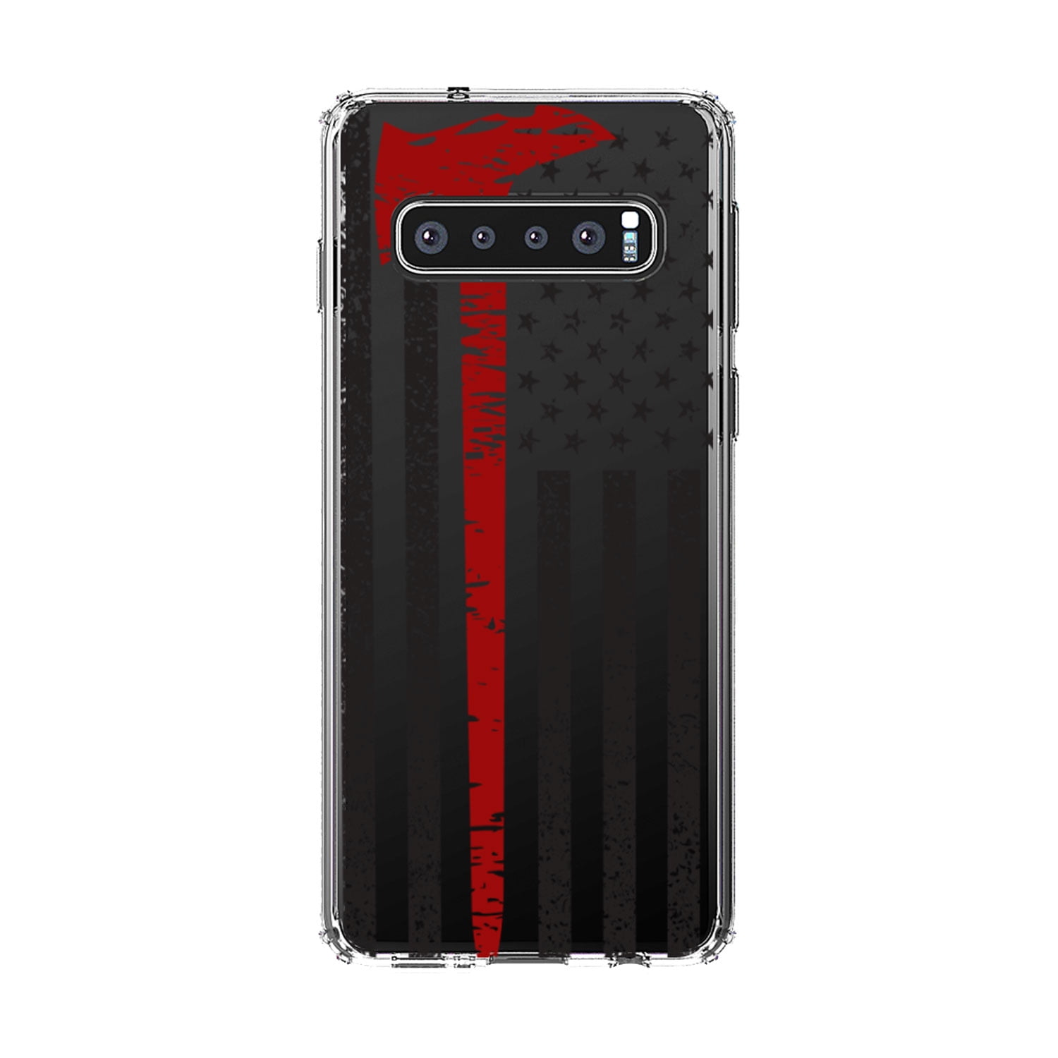 DistinctInk Clear Shockproof Hybrid Case for Samsung Galaxy S10+ PLUS(6