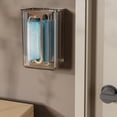 thumbnail image 4 of Estuche porta pañuelos Rectángulo transparente con tapa Práctico contenedor de pañuelos faciales para el dormitorio del hotel Baño del dormitorio del Marrón Macarena Estuche porta pañuelos, 4 of 8