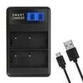 thumbnail image 5 of Compact BLH1 LCD Double Slot Charger USB Charging Base for EM1 MARKII EM1-2 EM1 Mark 2 Camera Battery Charger, 5 of 8