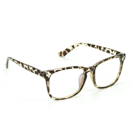 Leopard Pattern Cotton (Cyxus Computer Glasses for Blocking Blue Light UV Anti Eyestrain with Leopard Pattern Frame Women/Girls)