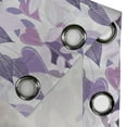 thumbnail image 5 of Ambesonne Floral Grommet Curtain, Foliage Leaves Purple, 50" x 63", Lavender Lilac Beige, 5 of 6