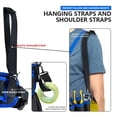 thumbnail image 3 of Wallpaper Tool Waist Bag, Decoration & Hardware, Electrical, Woodworking, Repair Utility Belt - with Multiple Tool Pockets, Adjustable Waist Strap, Durable Blue - for DIYers, Decorators, Electricians, 3 of 5