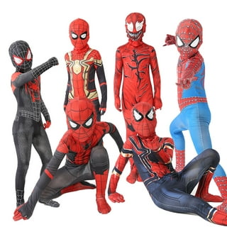 Marvel Comics Deadpool Combinaison Enfant Zentai Cosplay Costume Carnaval  Halloween 