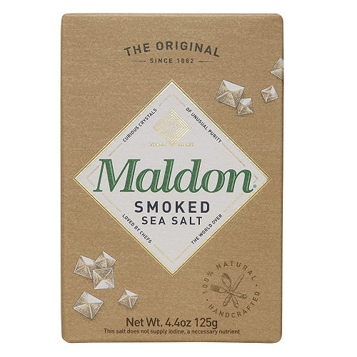 Maldon Salt, Smoked Sea Salt Flakes, 4.4 oz/125g (Pack of 2)