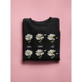 thumbnail image 3 of Daisies And Life Sweatshirt Women -Smartprints Designs, Female XX-Large, 3 of 4