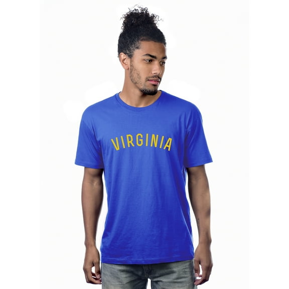 Daxton Premium Basic Crew Neck Short Sleeve Tshirt Cities Virginia  Letter