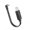 Bend up and down, variant on Flexible Type C to USB B Printer Wire, Flat Silicone Data Cable with Molded Strain Relief, Home Desk Routing Support