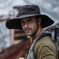thumbnail image 4 of Sun Hat Breathable Comfortable Wear-Resistant Wide Brim Sun Protection Camping Fishing Bucket Hat Outdoor Supply, 4 of 10