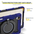 thumbnail image 3 of FJLBDE Case for Honor Pad GT Pro/MagicPad 2 12.3 inch 2024 with 360 Kickstand, Shoulder Strap Carrying Protective Cover, Navy Blue, 3 of 6