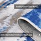 thumbnail image 3 of Alfombra abstracta moderna Haperlare, lavable, suave, antipelusas, con estampados múltiples, 1,22 m x 1,83 m, azul, 3 of 7