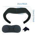 thumbnail image 2 of Accesorios para gafas de realidad virtual 6 en 1 interfaz facial antifugas almohadilla para la nariz paño para lentes para Meta Quest 3, 2 of 9