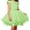 Light Green, variant on Gunia Girl Tutu Skirts Dress Layered Ballet Dance Performance Puffy Short Wear With Flowy Sheer Fabric Elegant Design Princess Birthday Party Kids Toddler Girls Skirt Brick Red