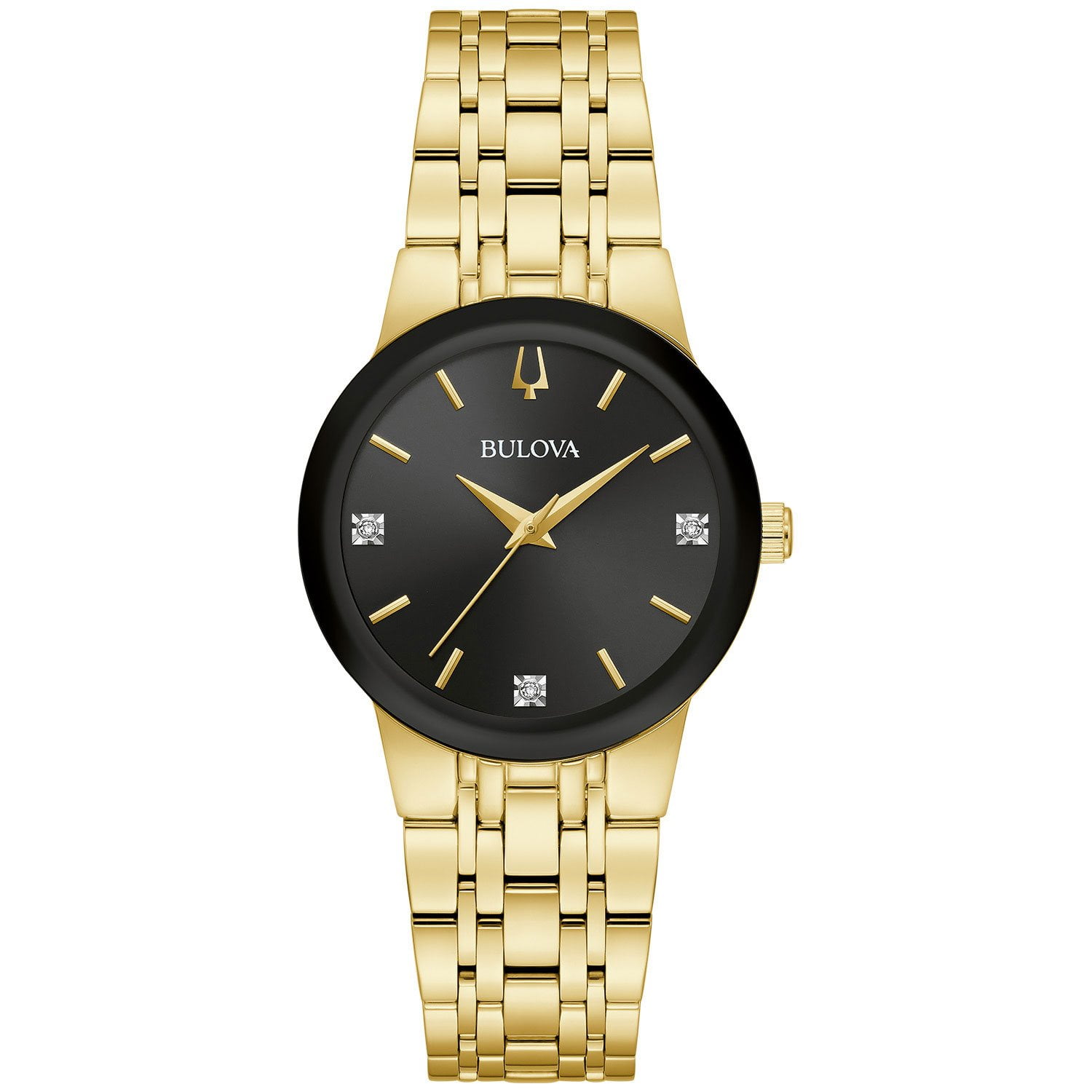 Bulova Modern Diamond Markers Bracelet Watch, 26mm