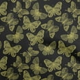 thumbnail image 1 of oneOone Georgette Viscose Black Fabric Butterflies Dress Material Fabric Print Fabric By The Yard 42 Inch Wide-T2, 1 of 5